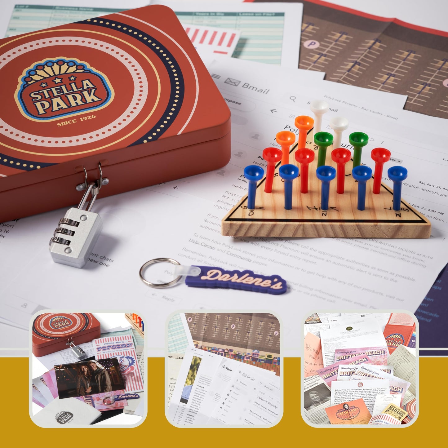 Hunt A Killer: Body On The Boardwalk, Catch The Amusement Park Killer, Interactive Unsolved Mysteries Game, Mystery Box For Game Night, Murder Mysteries Card, Puzzle & Board Games, For Ages 14+