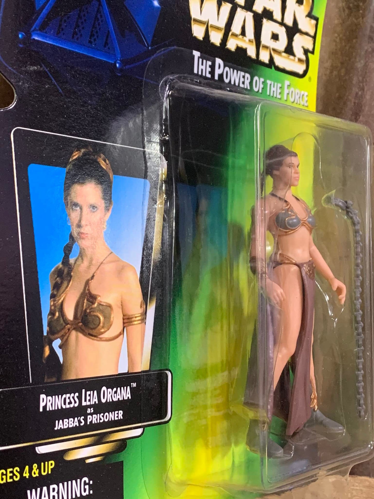 Star Wars The Power Of The Force - Princess Leia Organa As Jabba'S Prisoner Action Figure