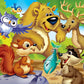 Masterpieces Googly Eyes 48-Piece Jigsaw Puzzle for Kids - Woodland Animals - 14x19 - Assorted Colors