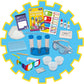 Colorful Science Lab for STEM Kids