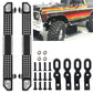 Vgoohobby Aluminum Side Pedal Step Foot-Plate Pedal Running Board Compatible With Traxxas Trx4 Defender Bronco 1/10 Rc Crawler C