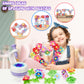 PERRYHOME Fabric Flower Bouquets DIY Kit, 300+ Pcs, Educational Arts & Crafts for Kids, White Purple, Model PFT01-CA02