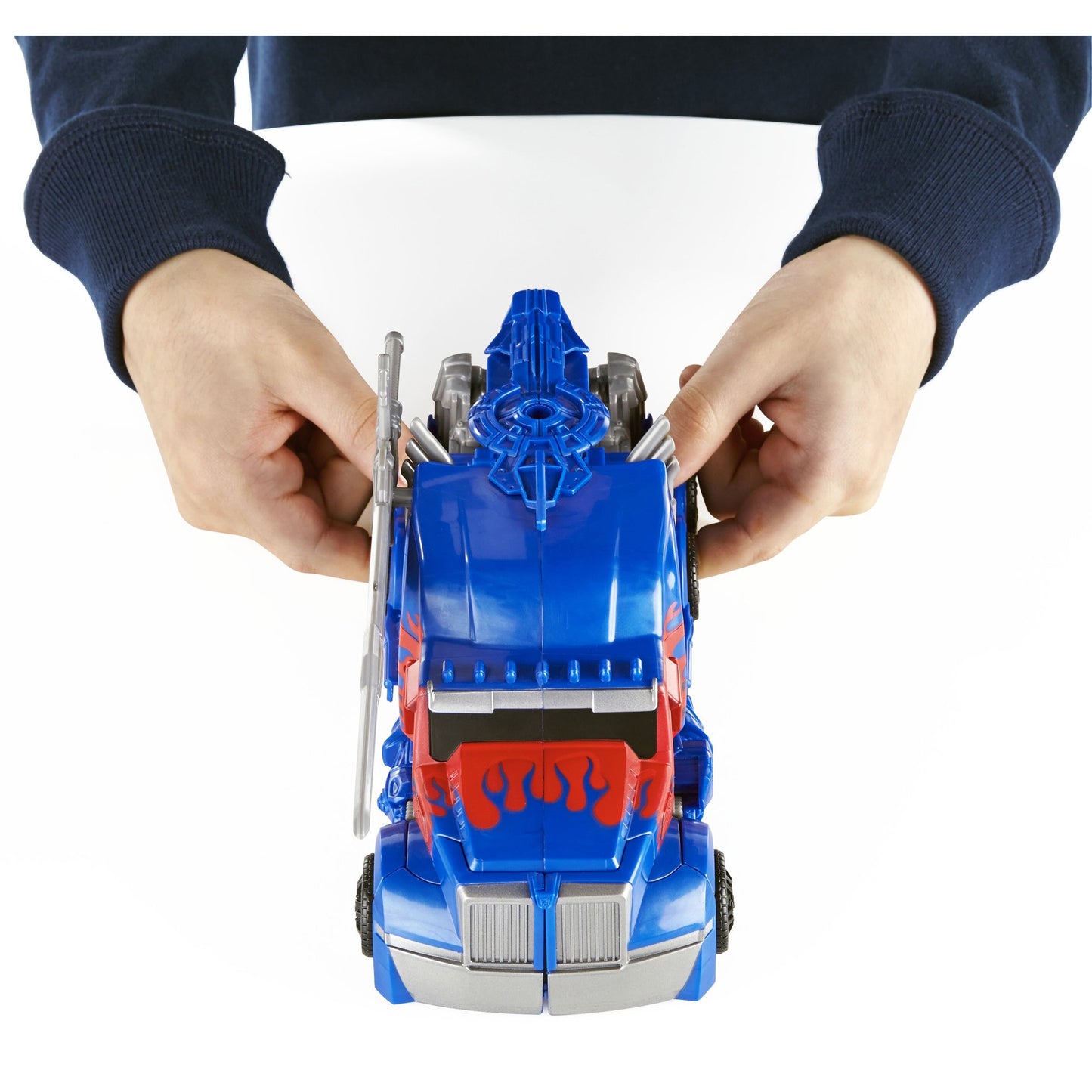 Transformers Age Of Extinction Flip And Change Optimus Prime Figure
