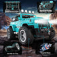 DEERC Remote Control Car with Fog Mist & Music, 1:16 Remote Control Truck for Boys, 2.4Ghz RC Car Toy with 2 Batteries, All Terr