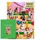 Piecework Top Dog 1000 Piece Puzzle For Adults, Challenging Jigsaw With Dogs And Baked Desserts Imagery, Soft-Touch Puzzle Gift