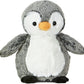 Aurora® Perky Penguin™ Stuffed Animal - Gray - 9.5 Inches - Soft Polyester - Comforting Companion for Imaginative Play