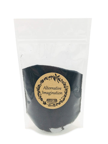 Black Sand - Fine Sand for Zen Garden, Resin Incense Burner, Smudge Bowl, Ritual Incense, Cast Iron Cauldron, Unity Ceremony, Se