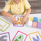 Educational Insights Playfoam Shape & Learn Flash Card Set, Multi, Ages 3+, Foam, Model 1915, Sensory Learning Toys