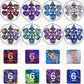 Amiven DND Dice Sets 30 x 7 (210pcs) Polyhedral RPG Dice for Dungeons and Dragons Tabletop Role Playing Adventure Games, with a