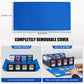 Kabinka Trading Card Storage Box With Commander Display, 4-Row Deck Case With Removable Lid; 2400+ Card Deck Box For Mtg Tcg Spo