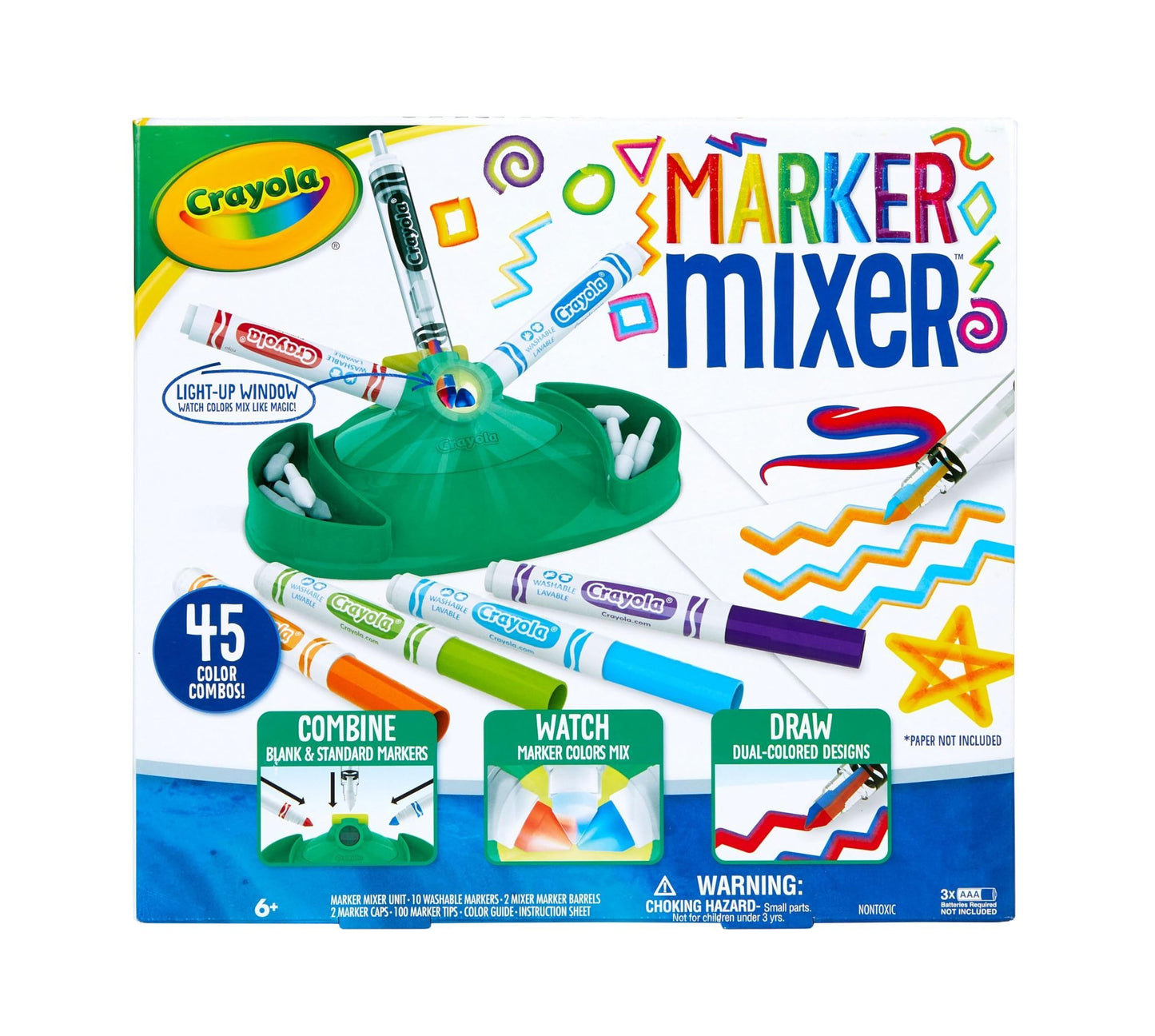 Crayola Marker Mixer Art Kit, Washable Marker Set, Easy Craft Kit For Kids, Gift For Kids Age 6+