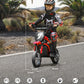 Elemara Electric Dirt Bike For Kids,15.5 Mph & 150Lb Max, 350W Kids Motorcycle With Music & Bluetooth,Chain-Driven Motor, Twist-