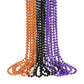 YAXINRUI 15 PCS Halloween Beads, Purple Black Orange Beads Party Favors 33 Inch 7 mm Halloween Beads Necklaces for Festive Event
