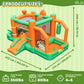 Inflatefly Bounce House Inflatable Slide Hamster Jumping Bouncer Kids Bouncy Castle With Blower For Wet And Dry