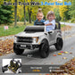Segmart Licensed Ford F-150 Raptor 24V Ride On Toys For Boys & Girls, 2 Seater Kids Electric Car, Todder Ride On Car W/Remote Co