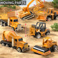 Niplooow Construction Toys For 3 4 5 6 Years Old Boys Girls Kids, Die Cast Metal Truck Toys W/Play Mat, Sand Toys Trucks Excavat