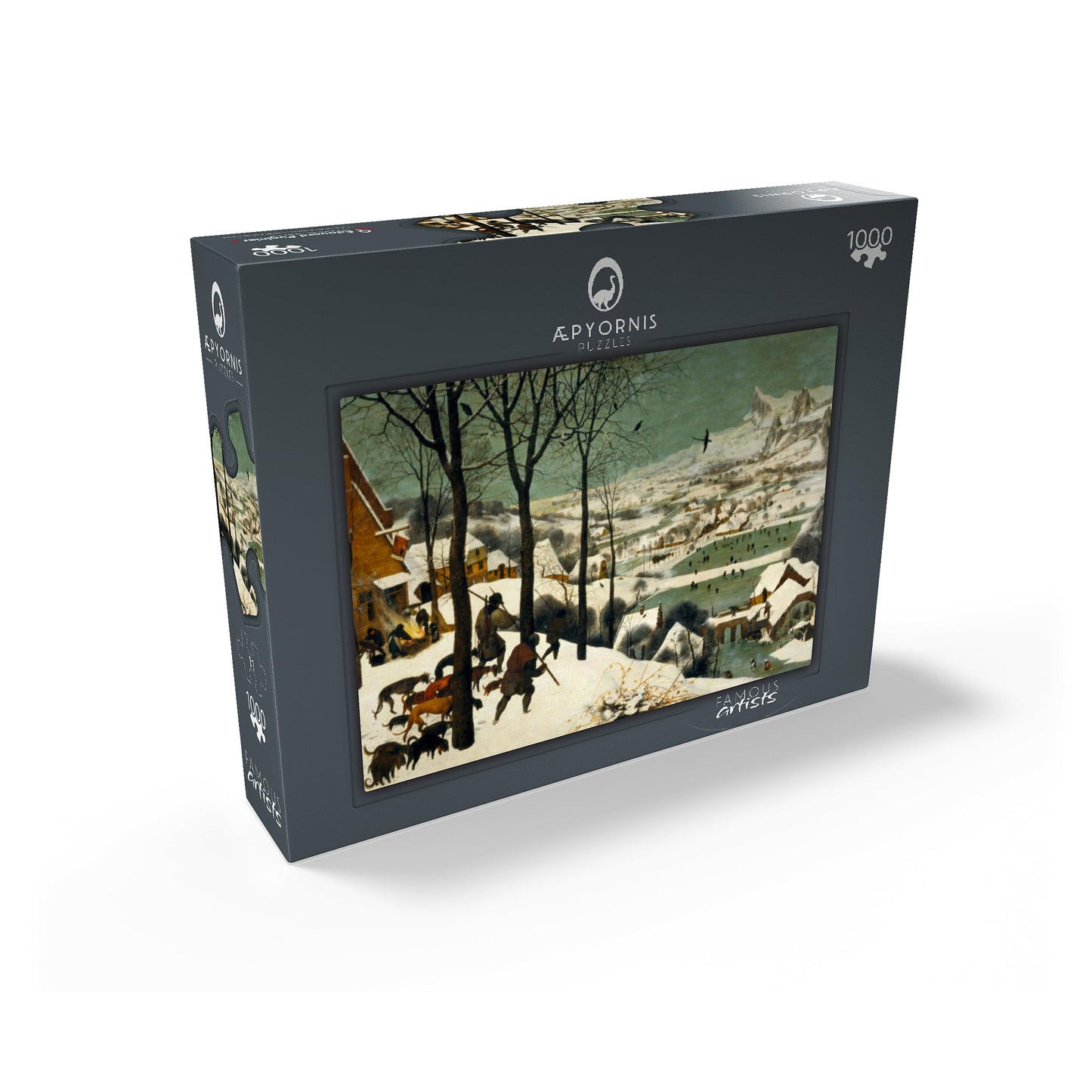 Mypuzzle Hunters In The Snow 1565 By Pieter Bruegel The Elder - Premium 1000 Piece Jigsaw Puzzle For Adults