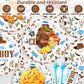 Gisgfim 96Pcs Cowboy Baby Shower Plates And Napkins Party Supplies Western Cowboy Party Birthday Tableware Set A Little Cowboy I