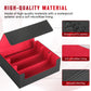 Maxgear Card Deck Box For Trading Cards, 1800+ Single Sleeved Cards Holders Storage, Pu Leather Collectible Deck Case With Magne