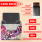 sabermaster Card Deck Box - Premium PU Leather Storage for YGO MTG, Fits 100+ Cards, Color: Maliss