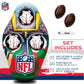 Franklin Sports NFL Inflatable Target Toss Game - Kids Mini Football tossing Game Set - Portable Indoor + Outdoor Toy Football Target + Mini Footballs - 51