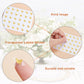 Olycraft 1200Pcs 4 Styles Gold Meal Stickers 1 Inch Food Choice Sticker Cow/Chicken/Fish/Carrot Wedding Meal Indicator Stickers