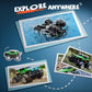 Ruko 1601AMP2 Amphibious Remote Control Car, 1:10 RC Car Toys for Boys, IPX6 Waterproof Monster Truck with Lights for All Terrai