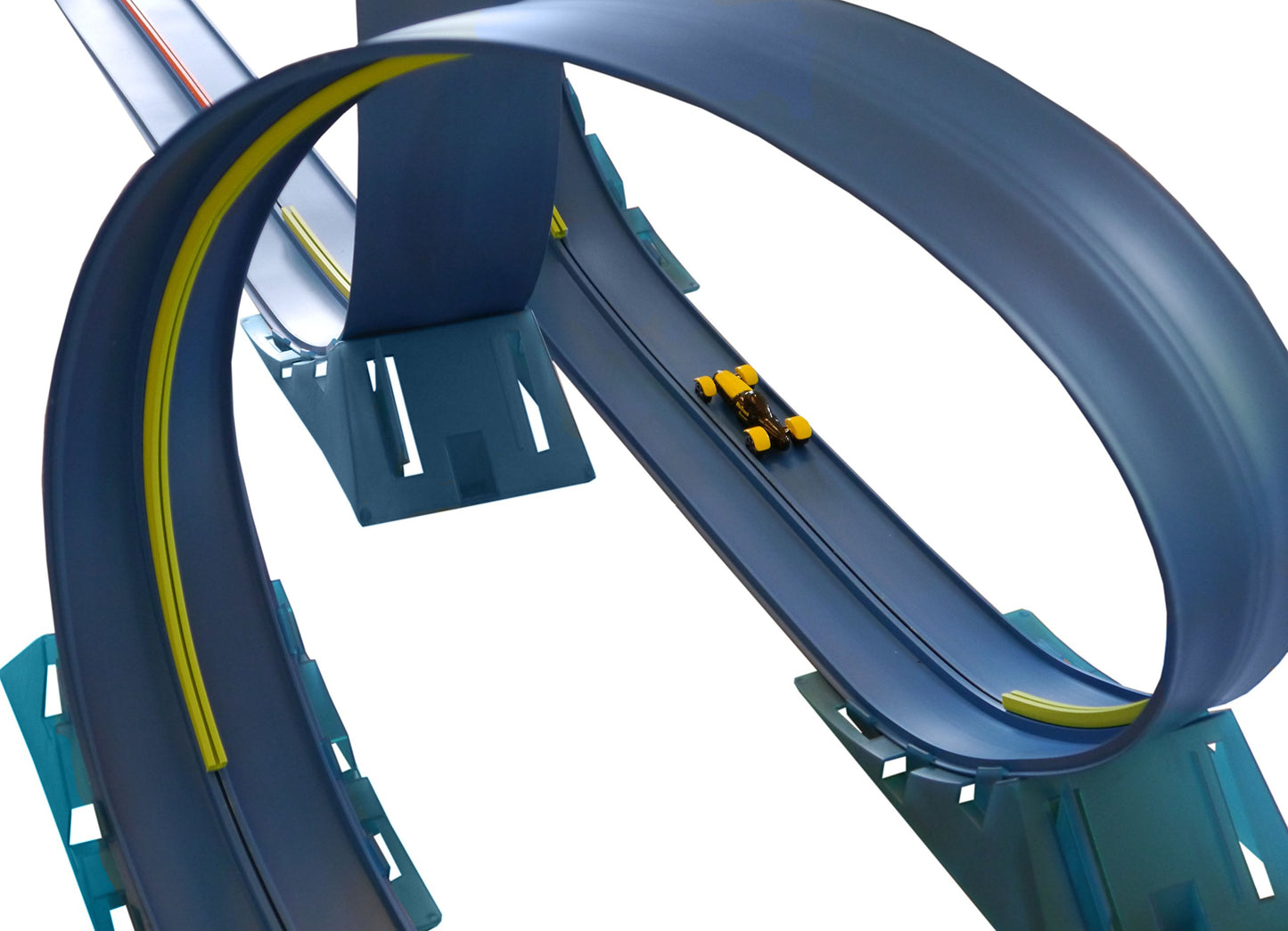 Blu Track® PS Stunt Set - 18 ft. Blue PVC Track, Model 18SS2021
