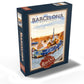 Mypuzzle Barcelona, Spain - Park Gell, Mosaic Mirage At Dusk, Vintage Travel Poster - Premium 1000 Piece Jigsaw Puzzle For Adult