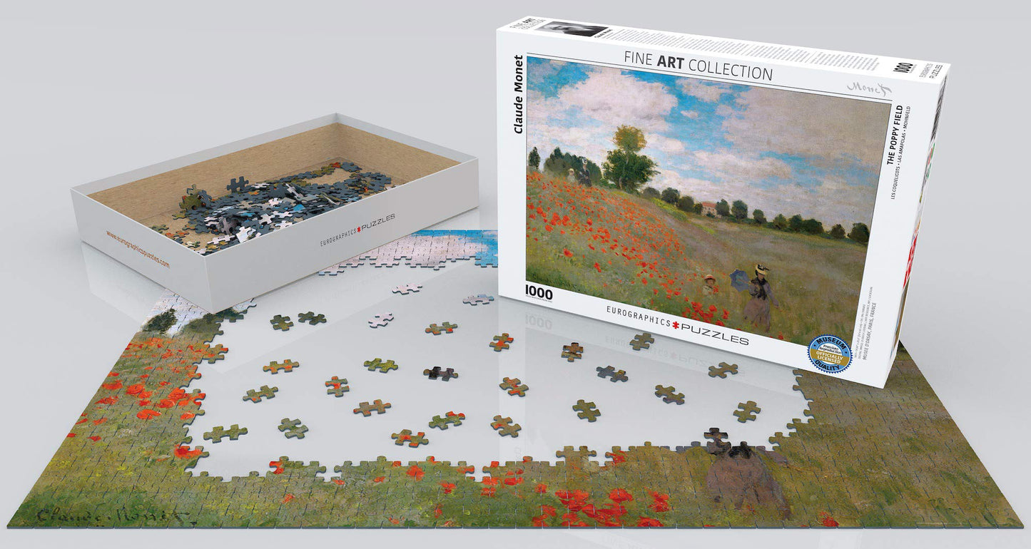 The Poppy Field By Claude Monet