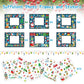 24 Packs Christmas Photo Frame Xmas Craft DIY Picture Frame Ornaments with Stickers Christmas Photo Frame Cards Game DIY Xmas Gi
