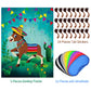 Pin The Tail On The Donkey Party Game, Mexican Donkey Game Poster Come Extra With Donkey Tail And Eye Masks For Donkey Party Favors, Kids Birthday Party, Fiesta Party