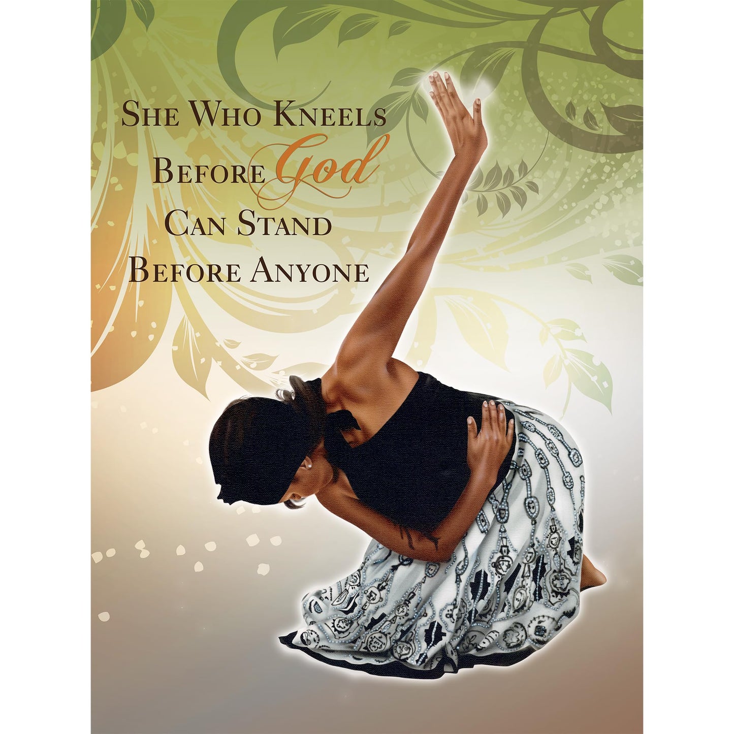 African American Expressions - She Who Kneels Puzzle – 500-Piece Inspirational African American Jigsaw Puzzle For Adults | Stunning Artwork Celebrating Faith And Resilience