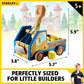 Stanley Jr. Red Toolbox Diy Truck Catapult Building Kit For Kids Jk005-Sy: Children’S Yellow Wood Construction Toy Beginning Woodworking Set With Paints Ages 5-12