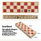 WE Games Senet Board Game - Handcrafted Wood Set, 16.25" x 5" x 2.25", Brown, Model WDX492316 for Family Fun & Cultural Education