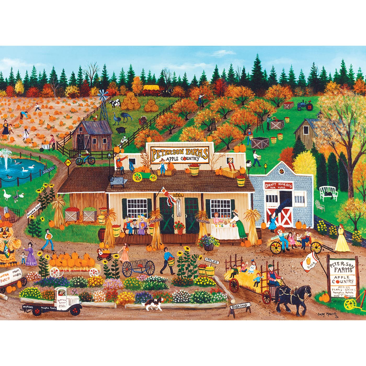 Masterpieces 750 Piece Jigsaw Puzzle For Adults, Family, Or Kids - Peterson Farms - 18'X24'