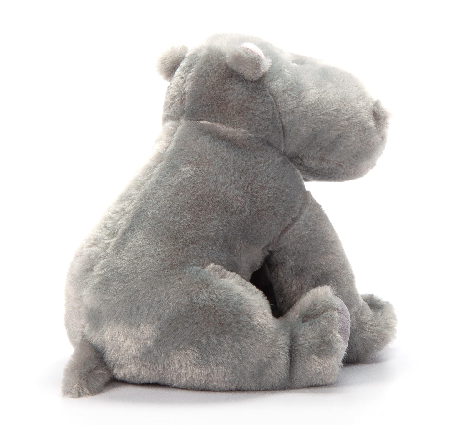 The Petting Zoo Hippo Plush Toy, 12 Inch Gray Stuffed Animal, Model 415444, Perfect Gift for Kids