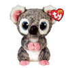 Ty Beanie Boos Karli Koala 6" Soft Plush Toy - Gray Polyester Collectible Cuddly Stuffed Animal Model 2008068