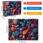 Huadada Jigsaw Puzzles For Adults 1000 Piece Jigsaw Puzzles For Adults Challenging Game Puzzles With Letters On Back(Colorful St