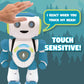 Lexibook - Powerman Jr. Smart Interactive Toy That Reads In The Mind Toy For Kids Dancing Plays Music Animal Quiz Stem Programmable Remote Control Boy Robot Junior Green/Blue - Rob20En