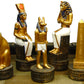 Hpl Egyptian Anubis Chess Set W/ 17' Castle Fortress Board (2 Players, Age 12+)