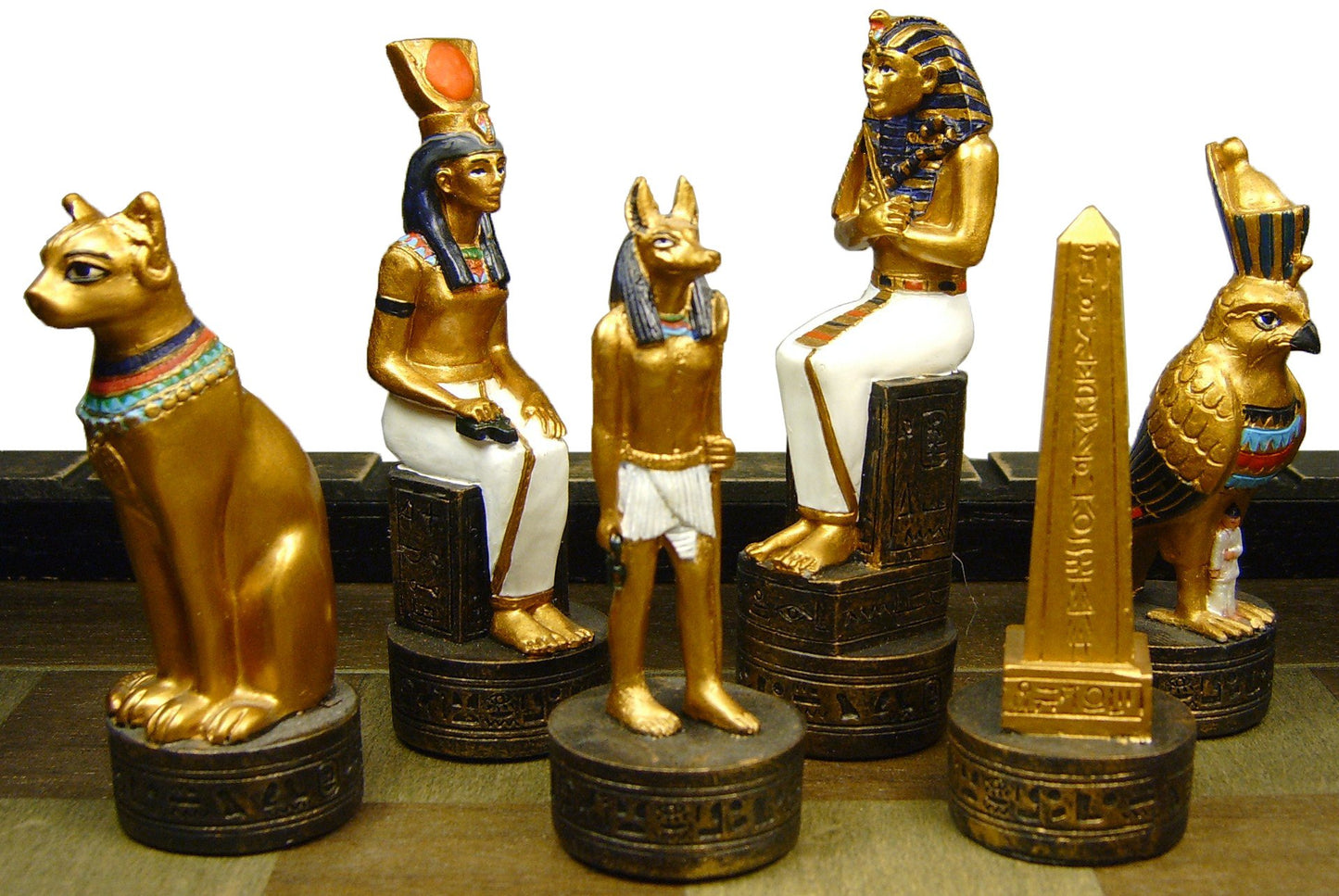 Hpl Egyptian Anubis Chess Set W/ 17' Castle Fortress Board (2 Players, Age 12+)