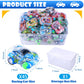 Derte 45 Pieces Mini Pull Back Cars For Kids Racing Vehicles Toys Bulk With Storage Box Party Favor Supplies Classroom Prizes Tr