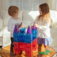 Megagontiles 162Pcs Premium Magnetic Tiles,Magnet Tiles,Stem Authenticated,Mega Magnet Tiles Set,Magnetic Blocks,Magnetic Toys,Magnetic Building Blocks,Magnetic Tile Toy,Boys Girls Age 3 4 5 6 7 8