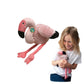 Ecobuddiez - Flamingo From Deluxebase. 10-Inch Sustainable Plush Animal From Recycled Materials, Eco-Friendly Soft Stuffed Toy,