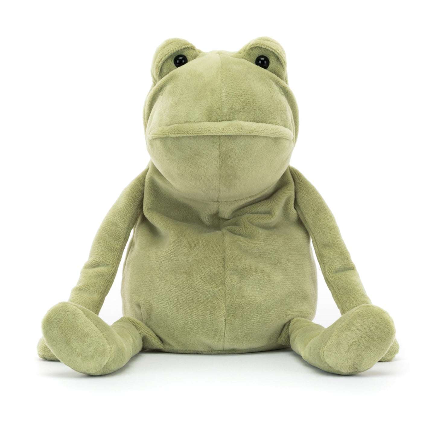 Jellycat Fergus Frog Stuffed Animal  Medium 13 inches - Amphibian Plush Toy - Classic Children's Gift