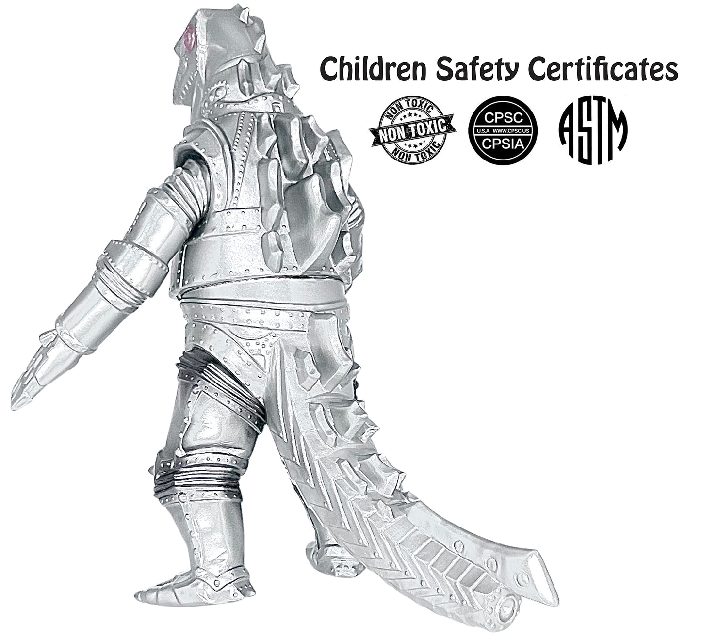 Twcare Mechagodzilla Mecha Godzilla Vs. Kong Toy Action Figure, 1974 Movie Series Movable Joints King Of The Monsters Birthday Kid Gift, Travel Bag