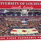 Masterpieces 1000 Piece Sports Jigsaw Puzzle - Ncaa Louisville Cardinals Basketball Court Panoramic - 13'X39'