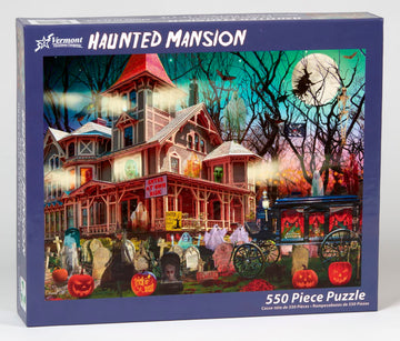 Haunted Mansion Jigsaw Puzzle 550 Piece by Vermont Christmas Company