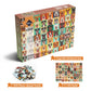 1000 Pieces Jigsaw Puzzles For Adults - Vibrant Dog Faces - Fun And Challenging Dog Puzzle For Family And Friends - Challenging